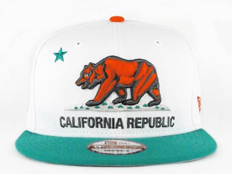 California Republic Snapback Hat #28